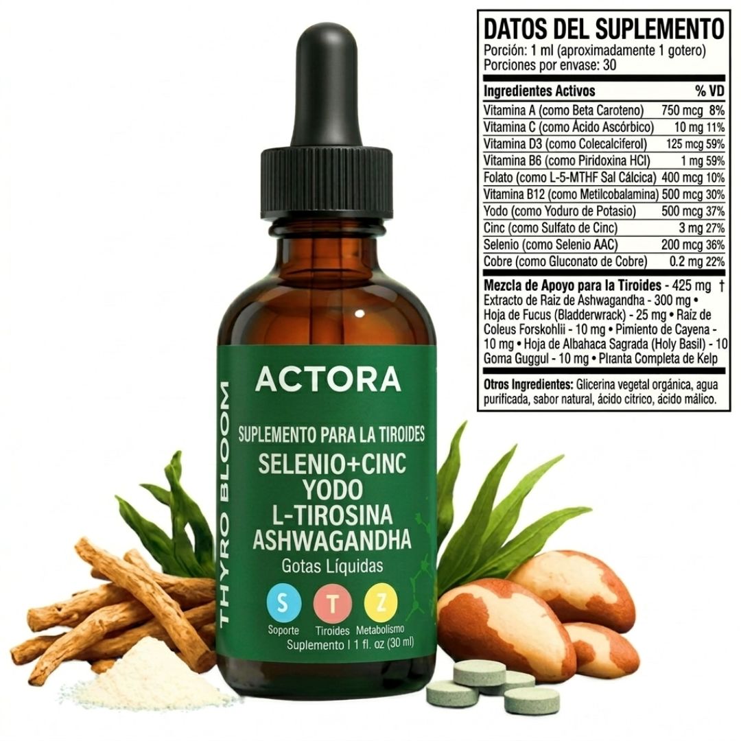 Actora Suplemento para la Tiroides en Gotas