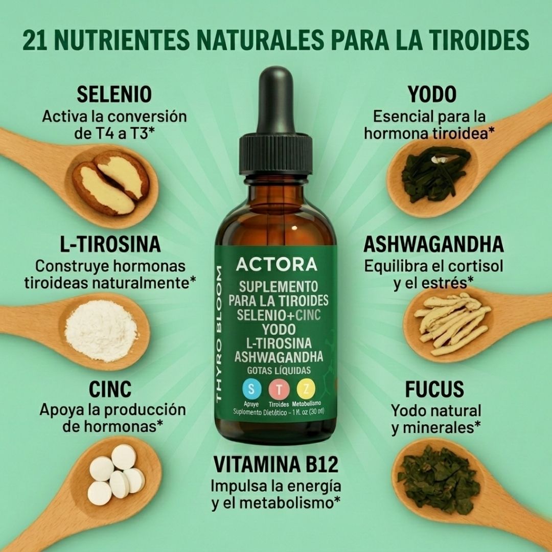 Actora Suplemento para la Tiroides en Gotas